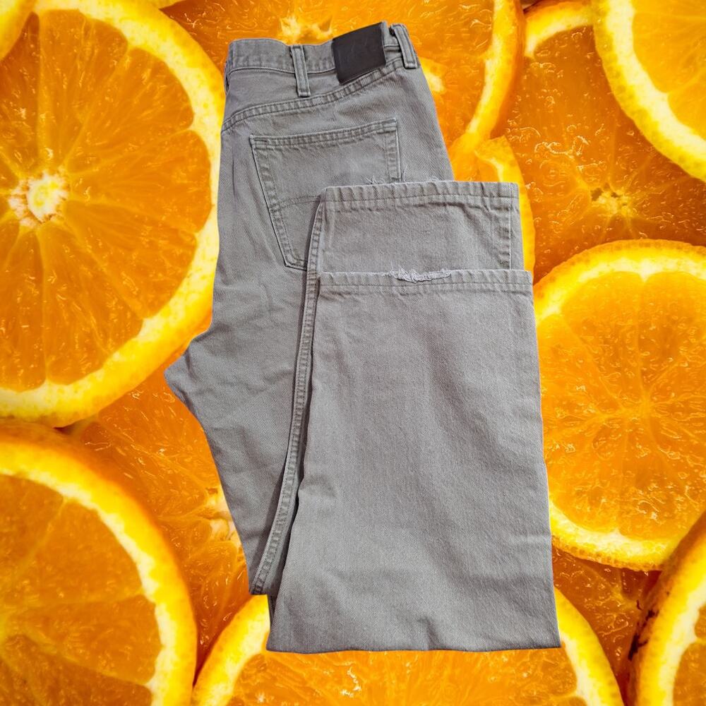 Lee Men's Khaki Denim Relaxed Fit Straight Leg Jeans‎ Size 40x32